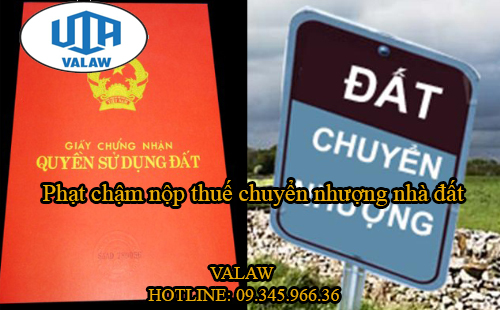 Phạt chậm nộp thuế chuyển nhượng nhà đất